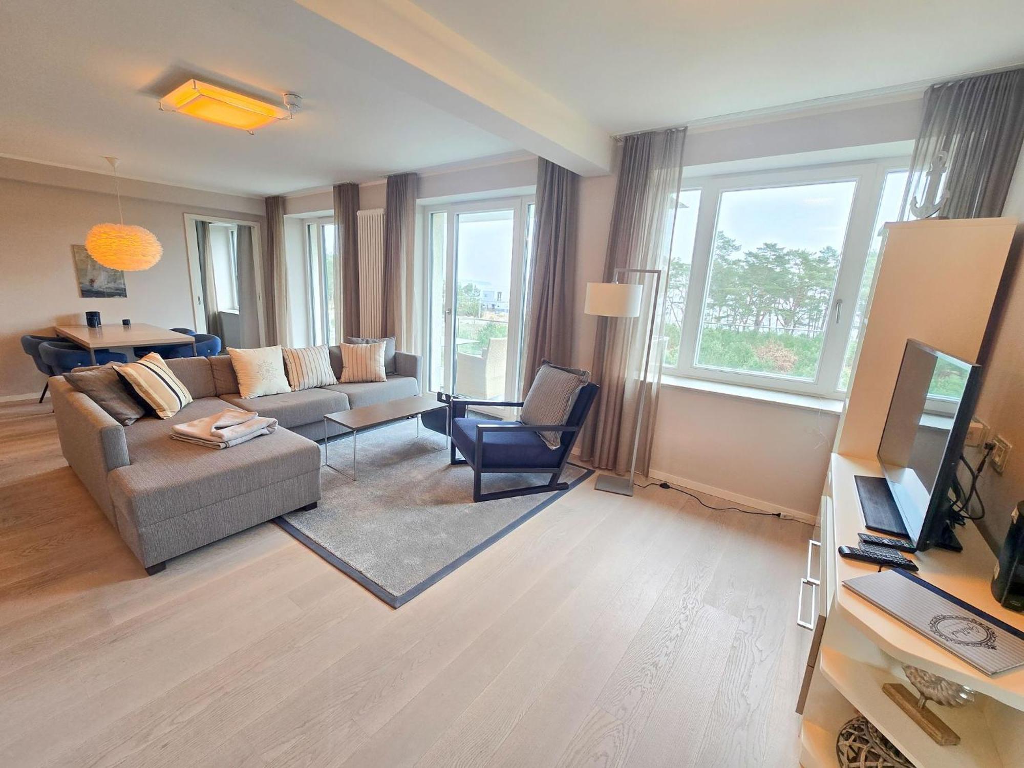 Duenenresidenz Prora - Ferienwohnung Mit Meerblick, 2 Schlafzimmern Und Balkon Np-304 Остзебад Бинц Экстерьер фото